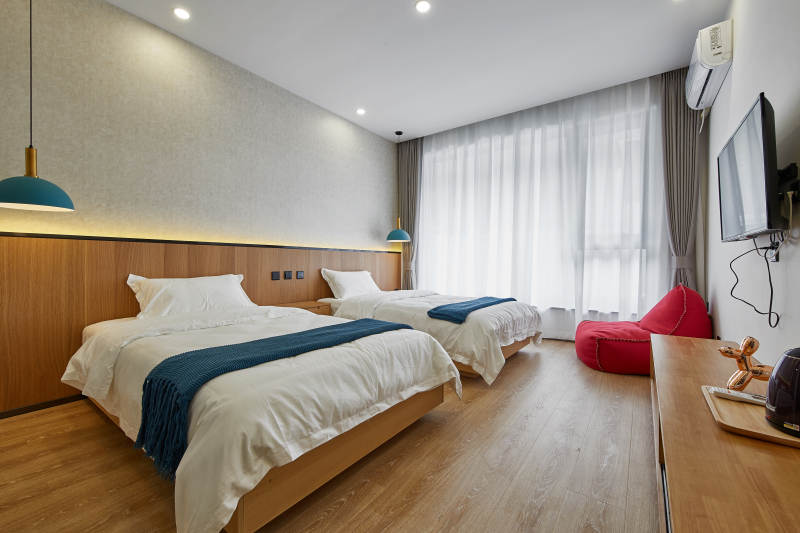 温馨双床客房图片