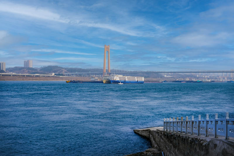 江景大桥风光图片