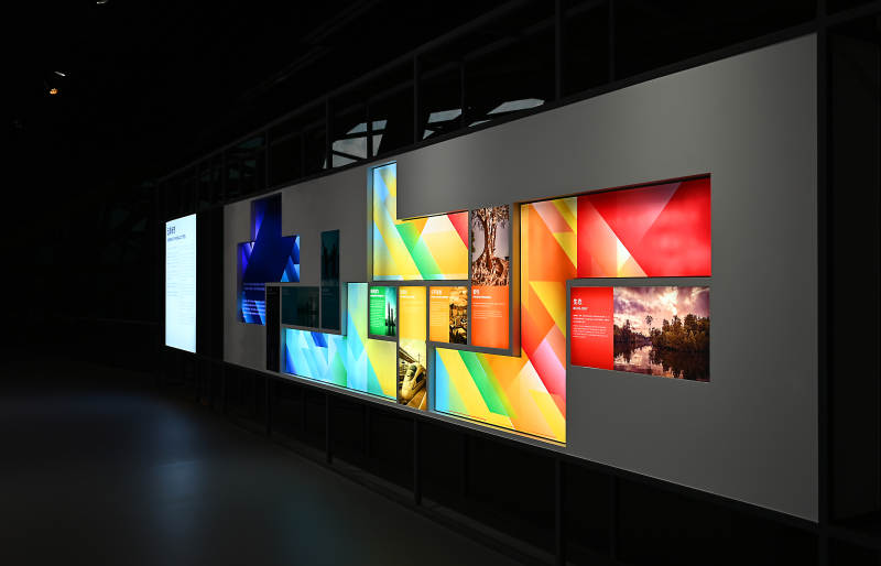 深圳当代艺术展览馆光影艺术展图片