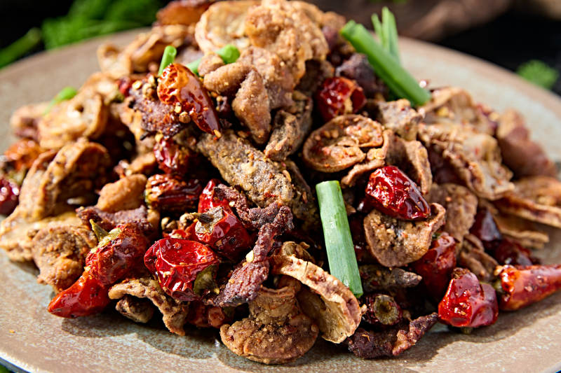 东北传统名菜风味儿炸三样图片