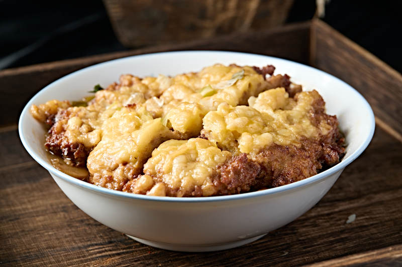 地方特色美食蔚县八大碗蒸酥肉丸子图片