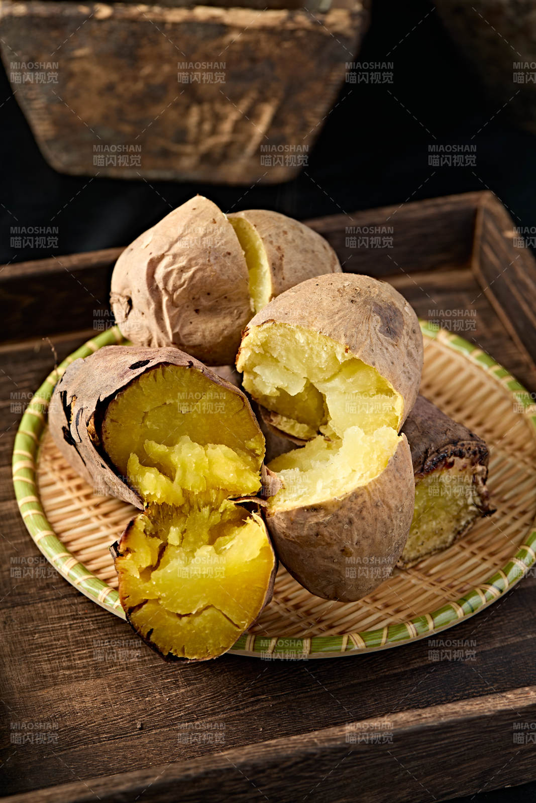 蔚县小吃烤土豆（烤山药）图片