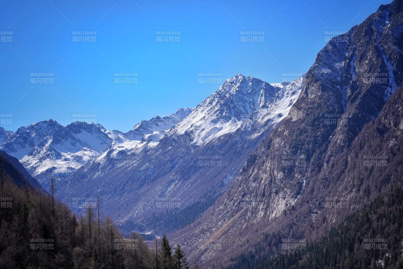 雅拉雪山巍峨图片