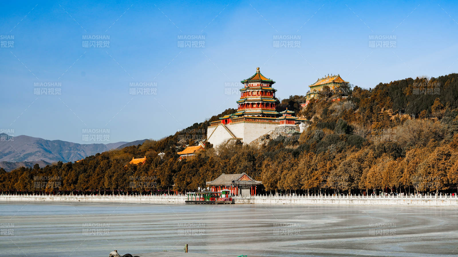 颐和园秋景图片