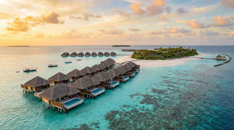 马尔代夫水上别墅图片