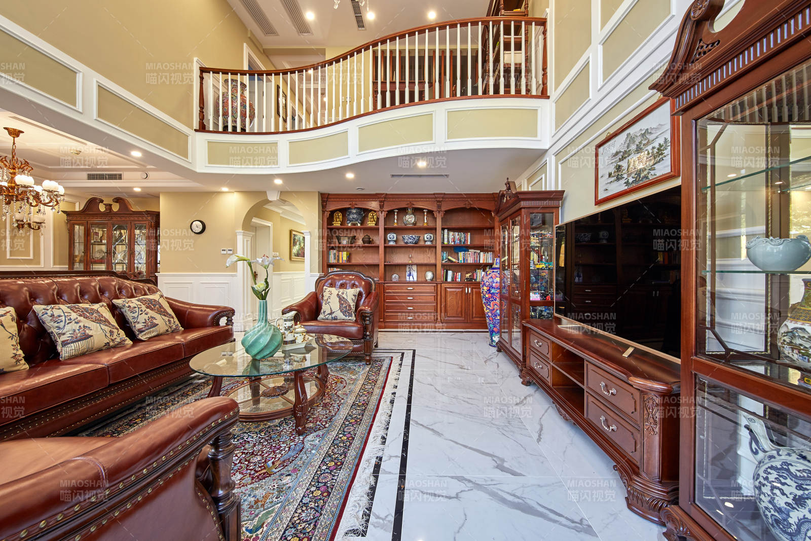 豪华客厅全景图片