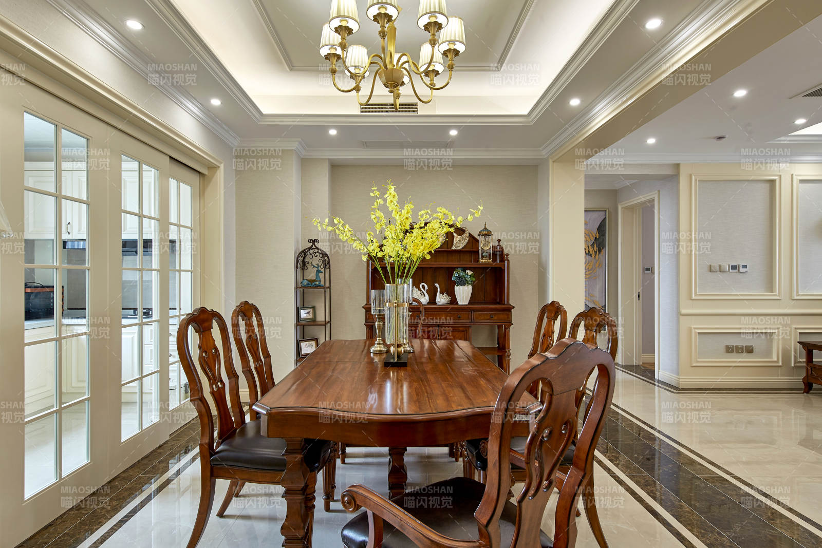 典雅餐厅布置图片