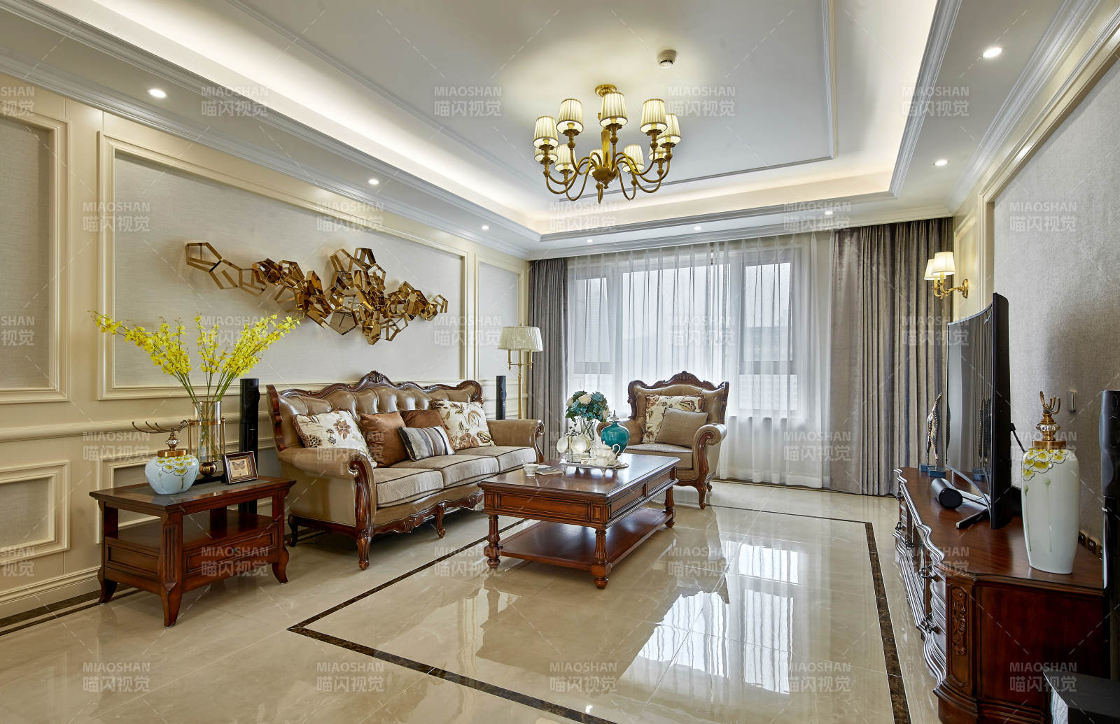 豪华客厅装修效果图图片