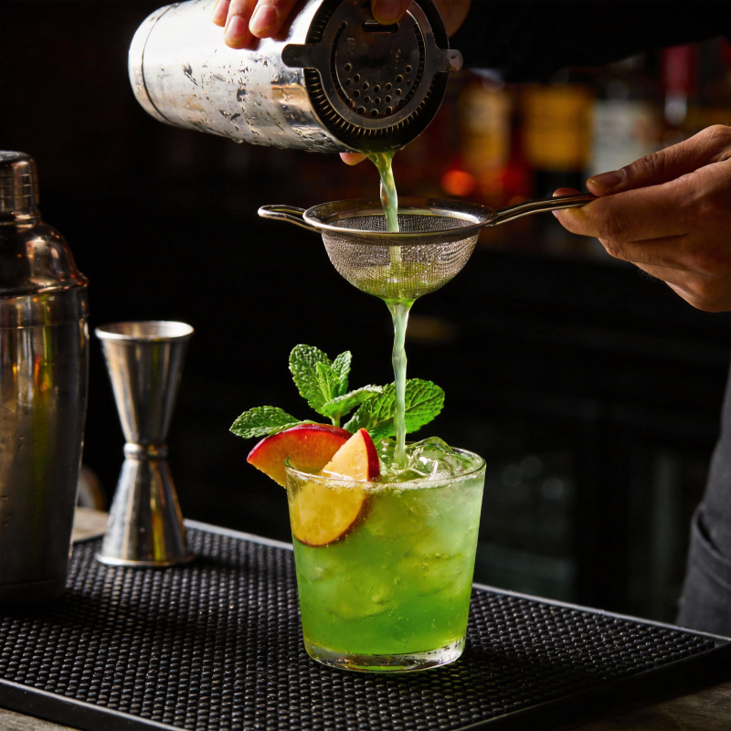 绿饮调制瞬间图片