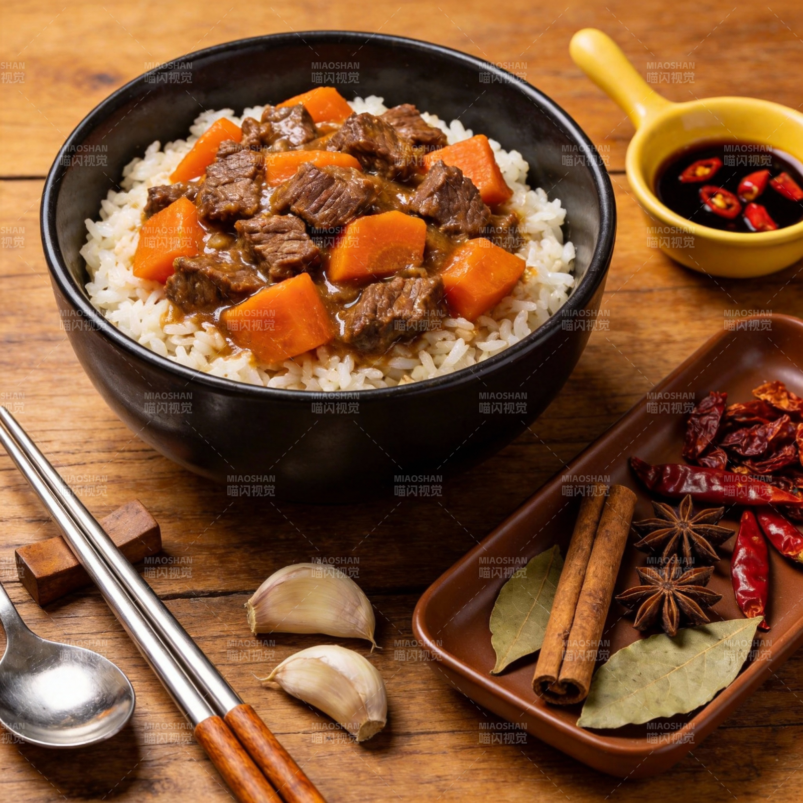 咖喱牛肉饭图片