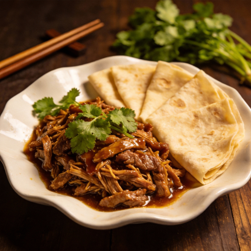 酱香牛肉卷饼图片