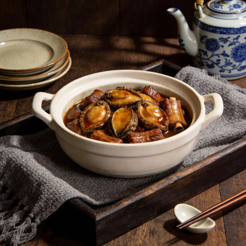 鲍鱼红烧肉图片