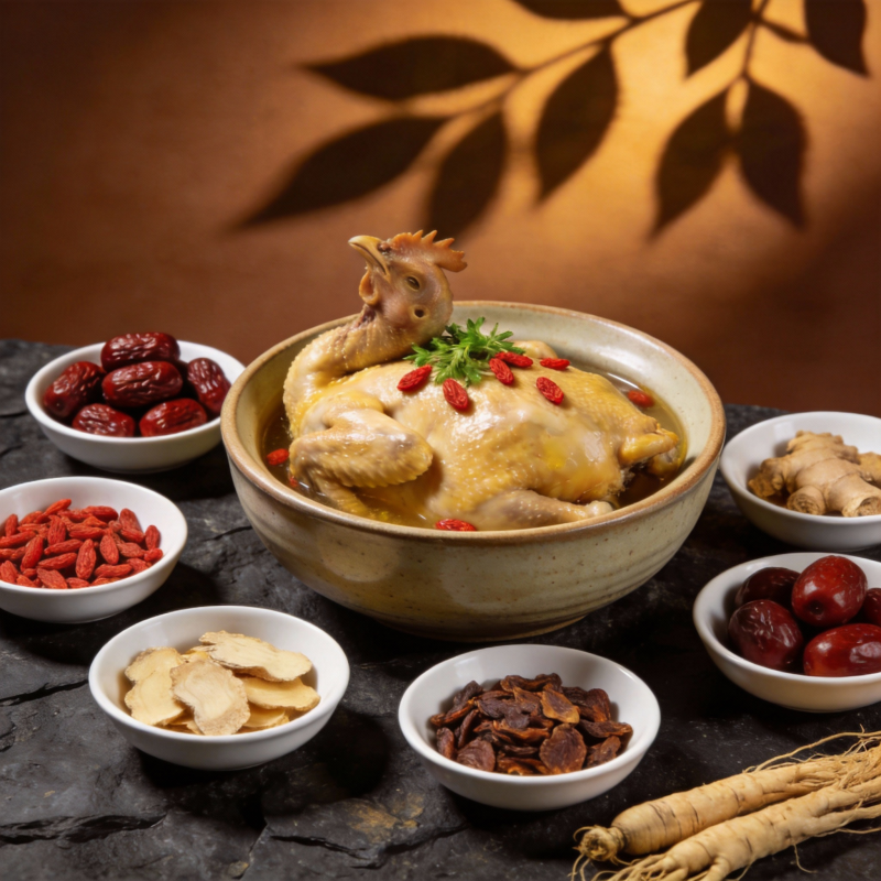 滋补鸡汤宴图片