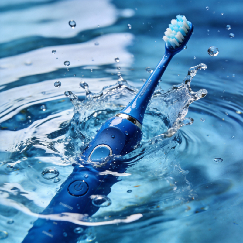 电动牙刷溅水瞬间图片