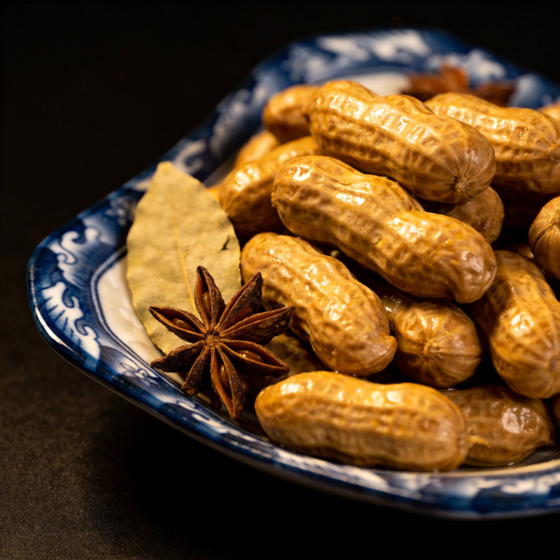 香卤花生配八角图片