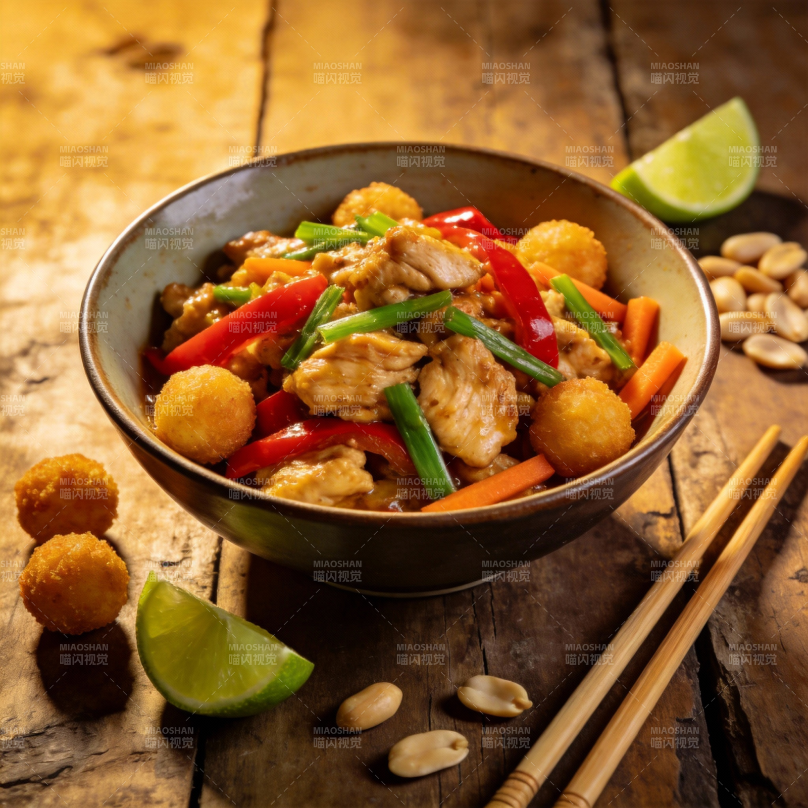 泰式鸡肉炒饭图片