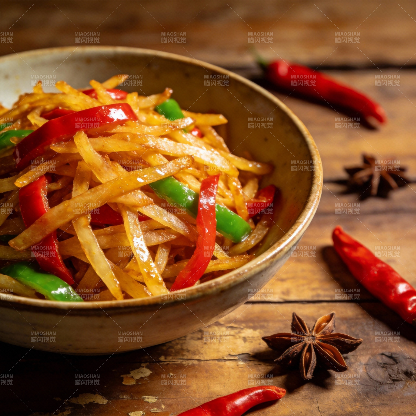 香辣土豆丝图片