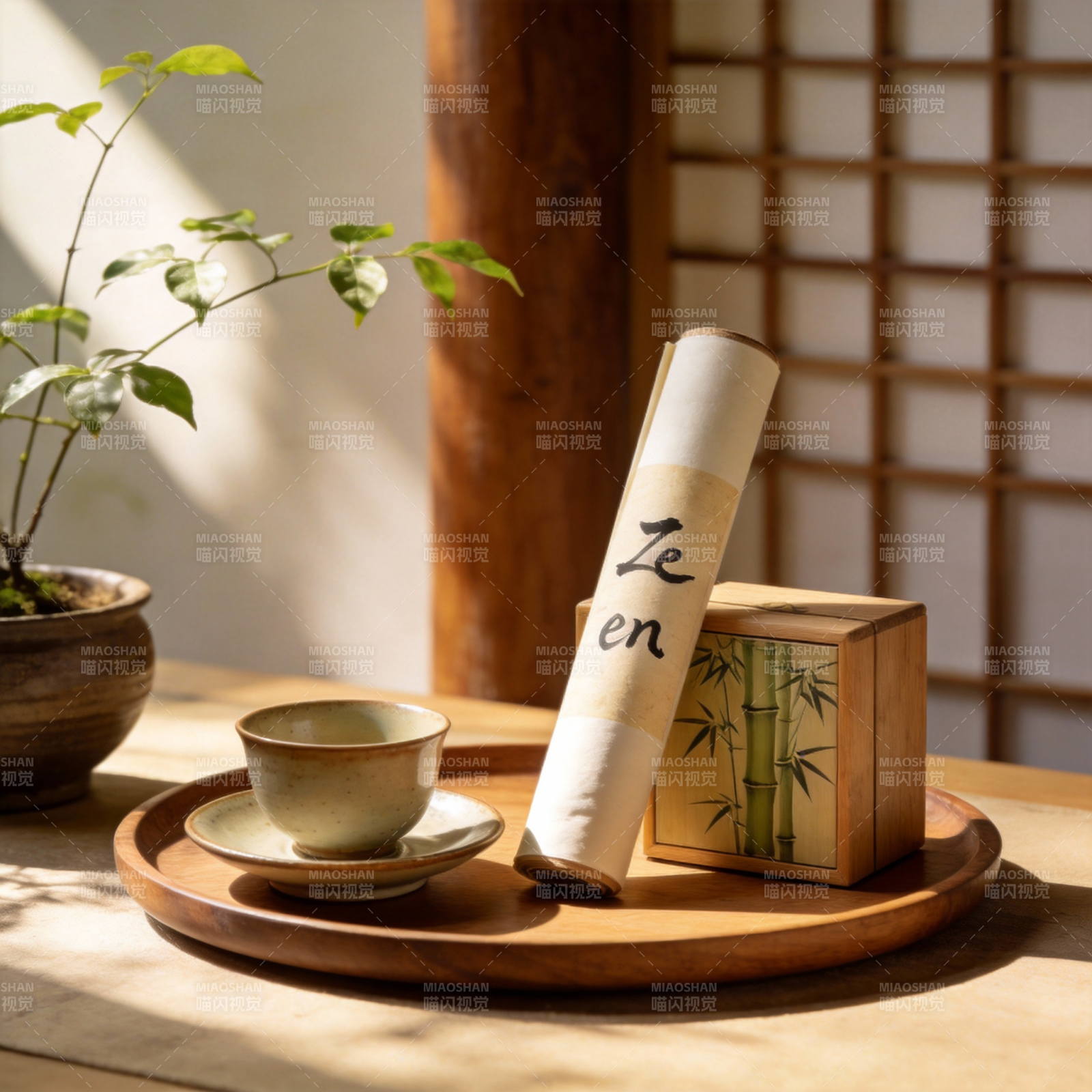 禅意茶道静谧时光图片