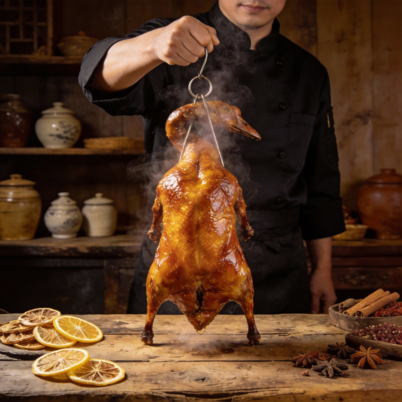 烤鸭飘香图片