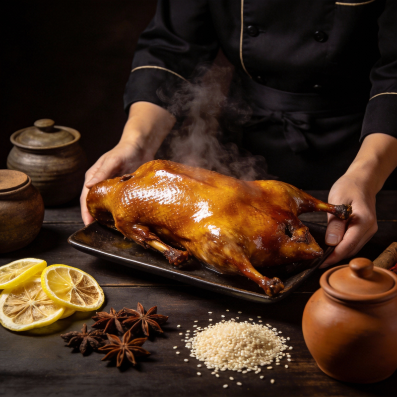 烤鸭飘香 匠心呈现图片