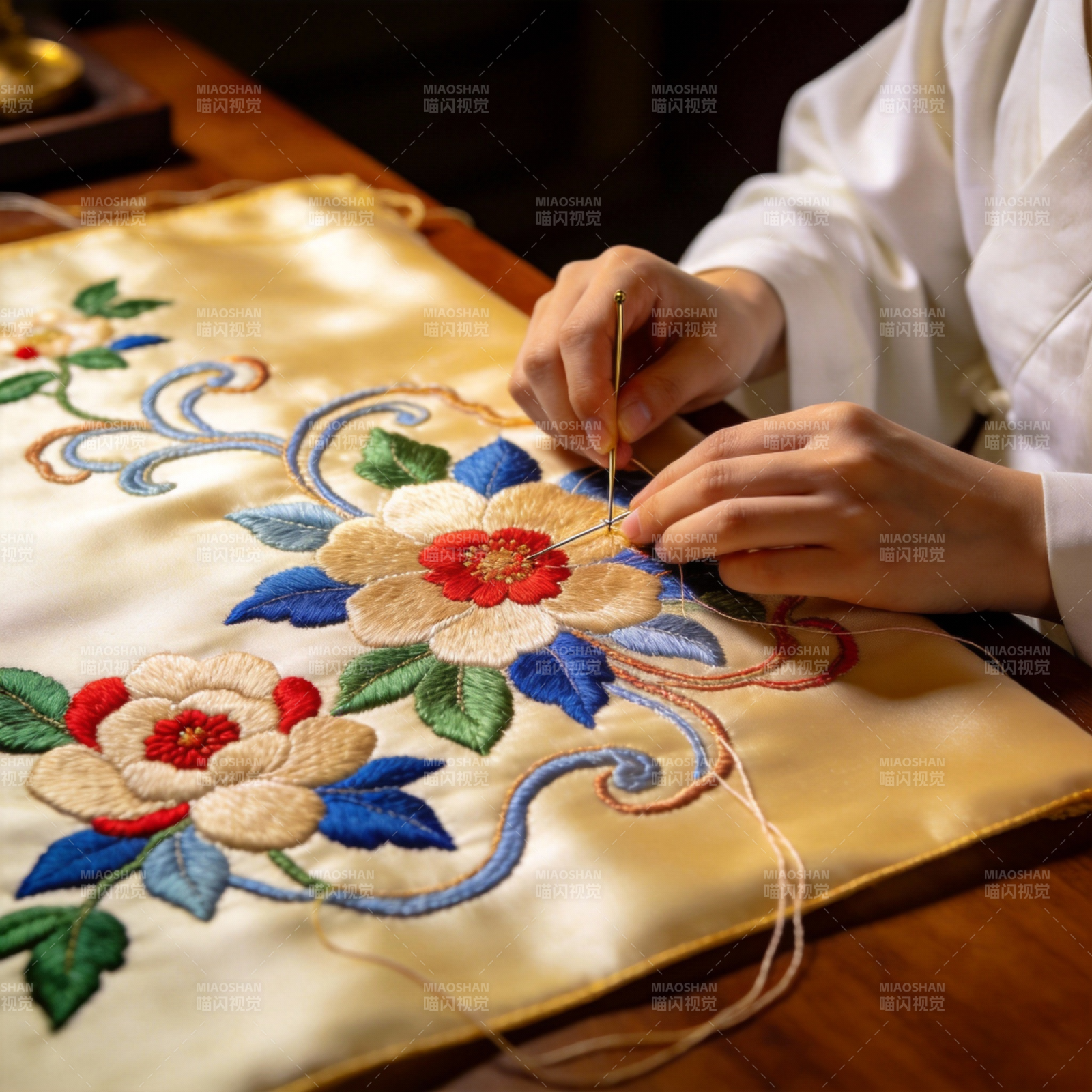 精巧刺绣艺术图片