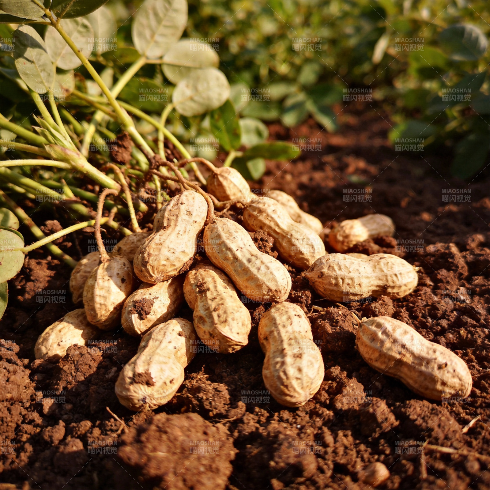 新鲜出土的花生图片