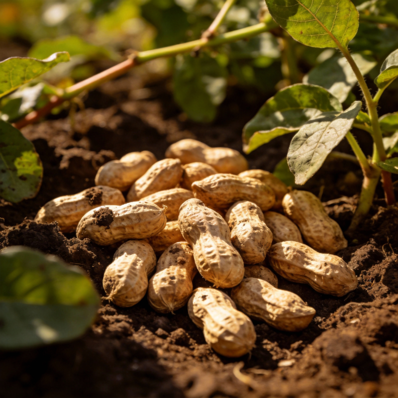 花生收获季图片