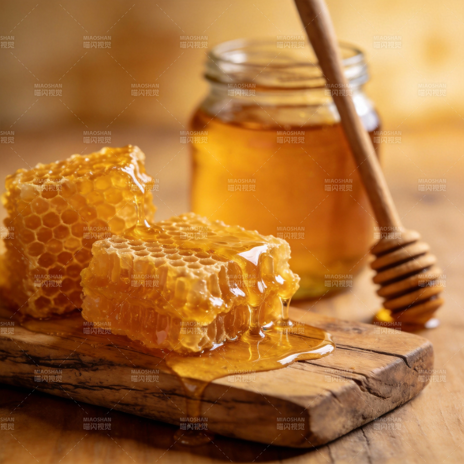 蜂蜜流淌 香甜诱人图片