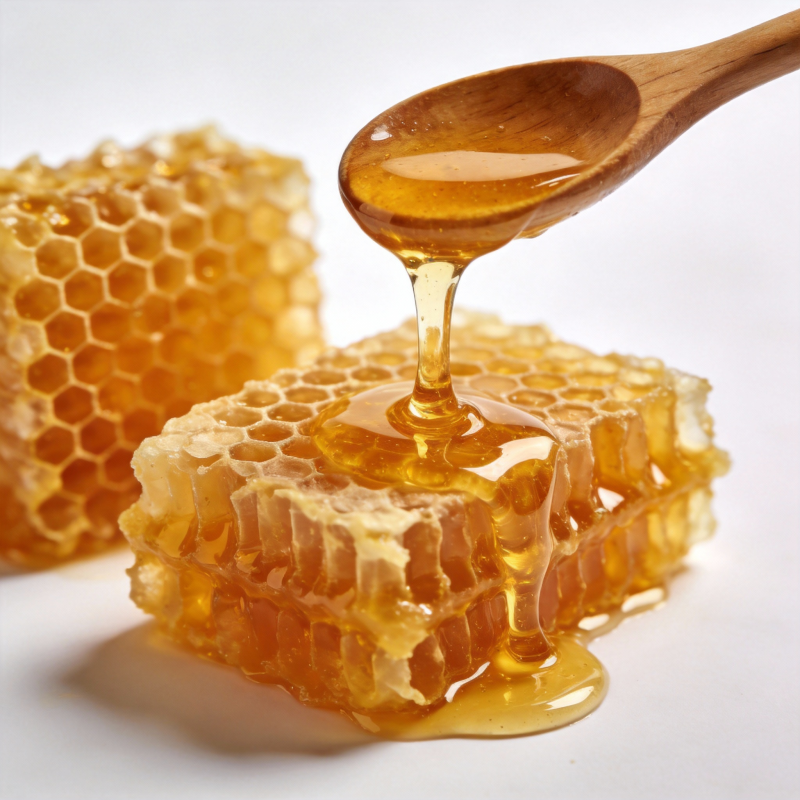 蜂蜜滴落蜂巢图片