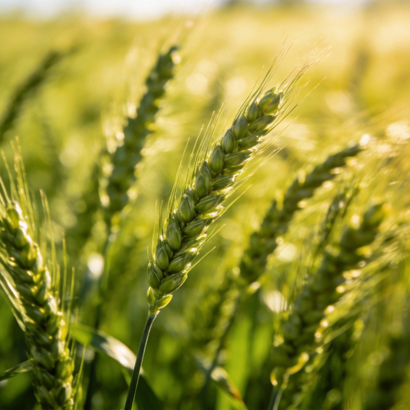 金穗迎风摇曳图片