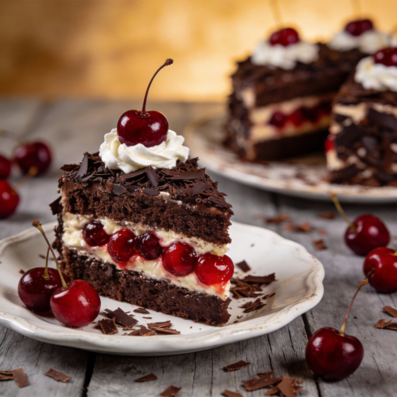 黑森林蛋糕图片
