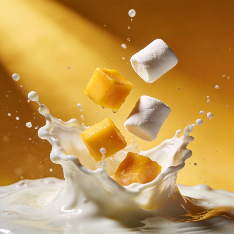 芒果奶昔飞溅图片