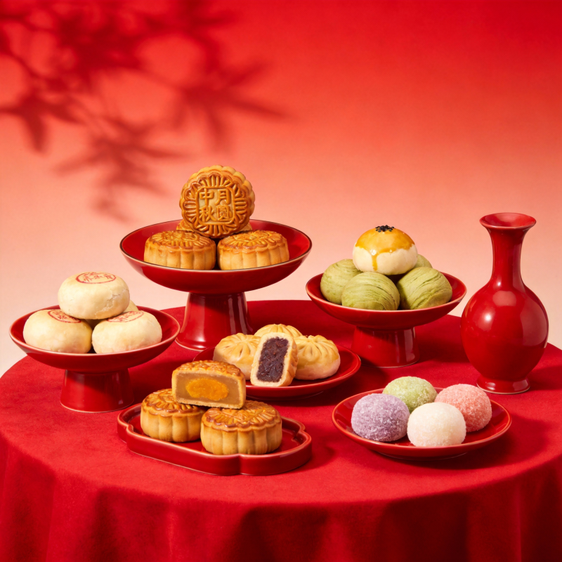 中秋佳节月饼宴图片