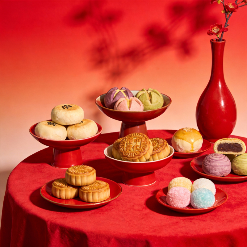 中秋月饼盛宴图片