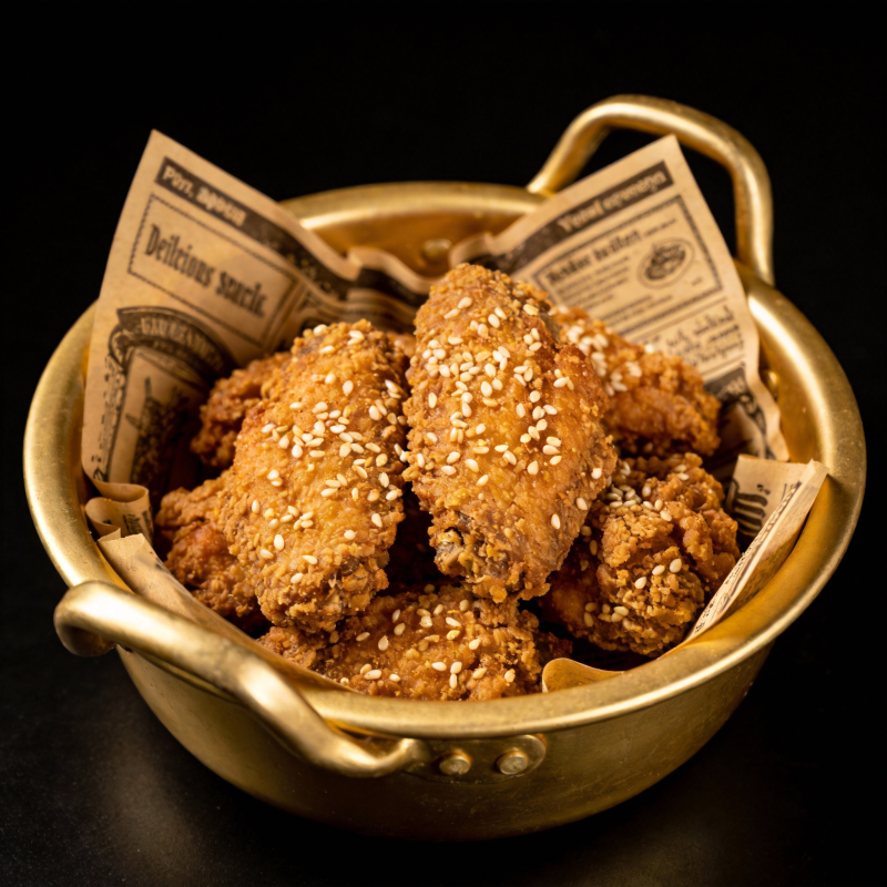 金碗香酥鸡翅图片