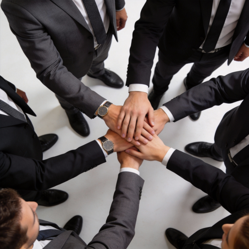 团队协作 共筑未来图片