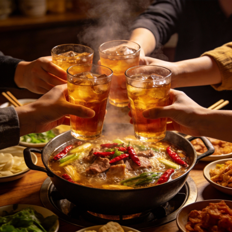 围炉共饮 热辣欢聚图片