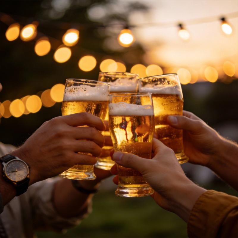 举杯共饮 欢聚时刻图片