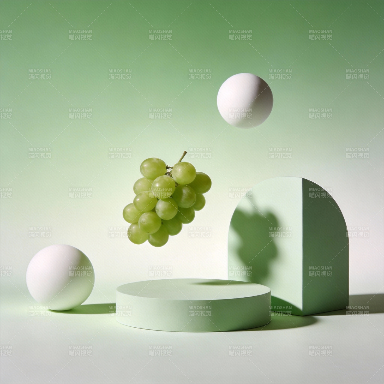 绿意悬浮葡萄图片