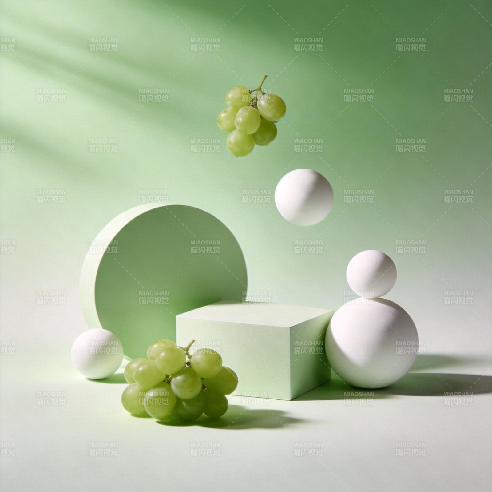 绿意盎然的静物图片