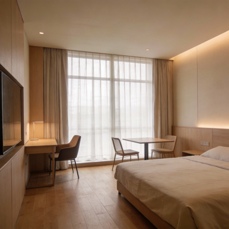 温馨现代客房图片