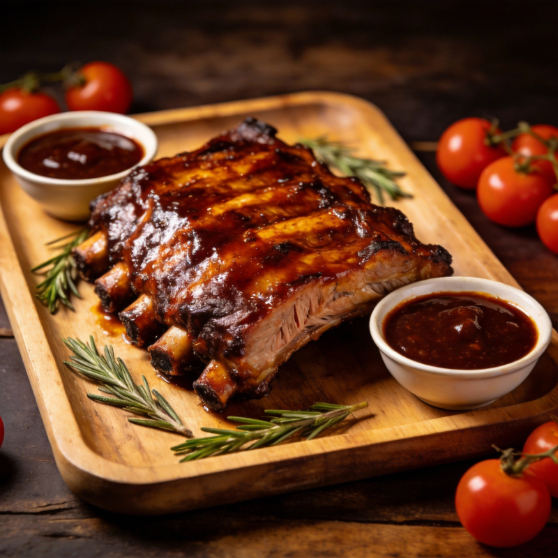 酱香烤肋排图片