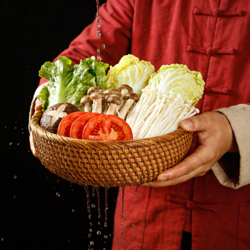 新鲜蔬菜篮图片