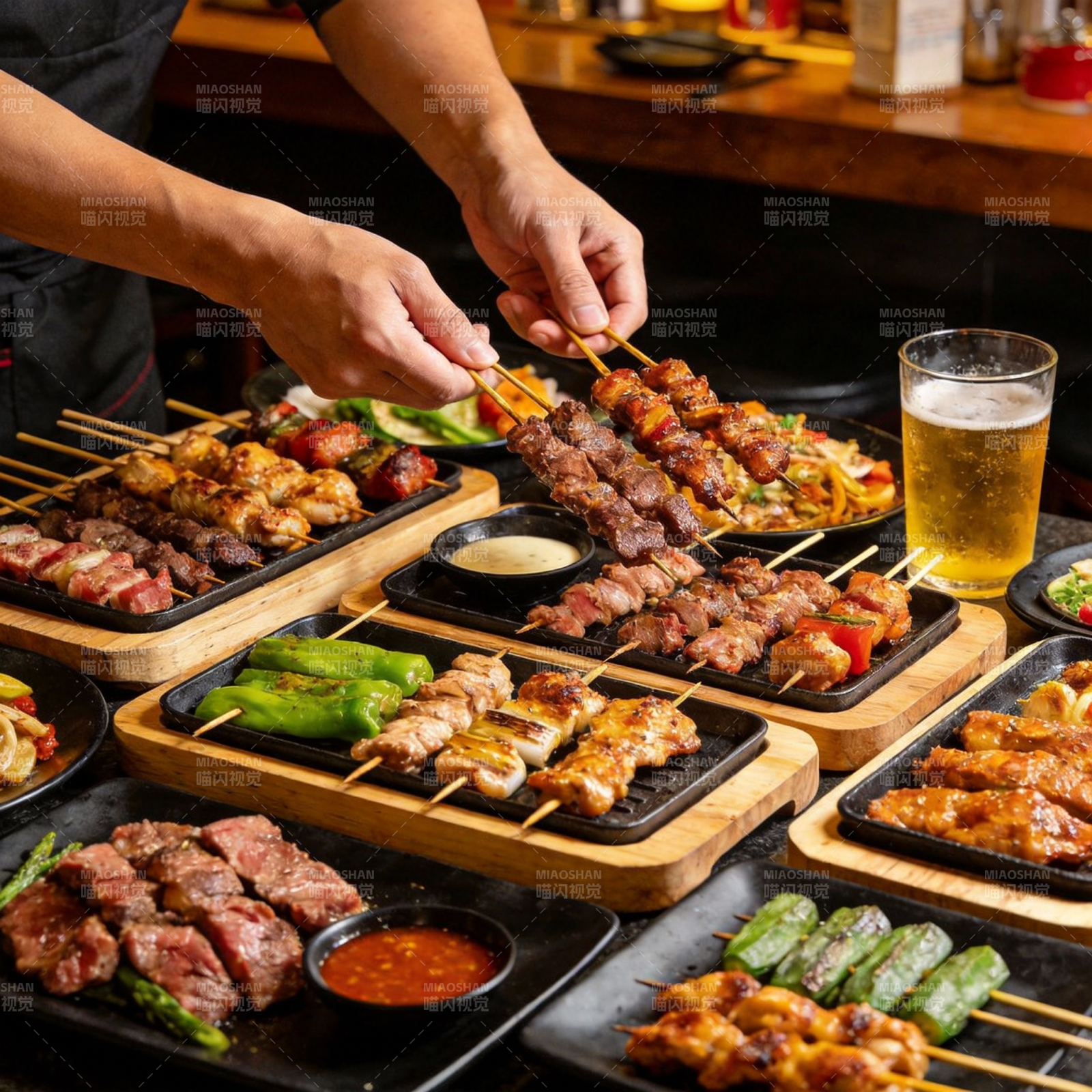 美味串烧盛宴图片
