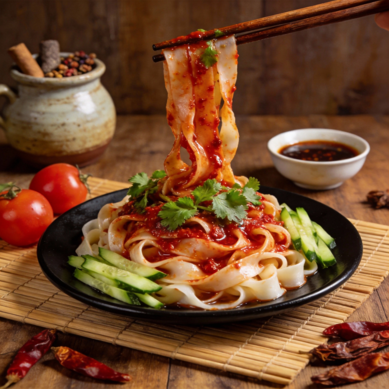 辣味拌面 香辣诱人图片