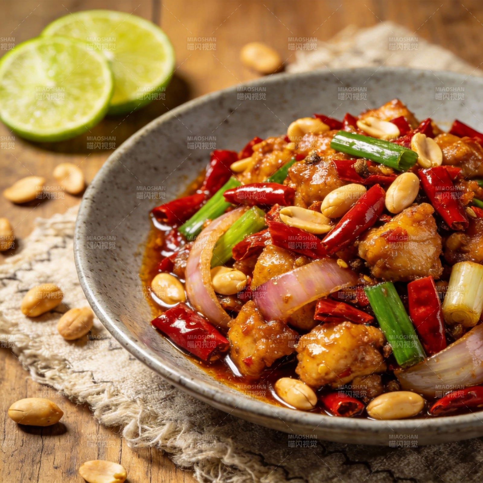 麻辣香锅鸡丁图片