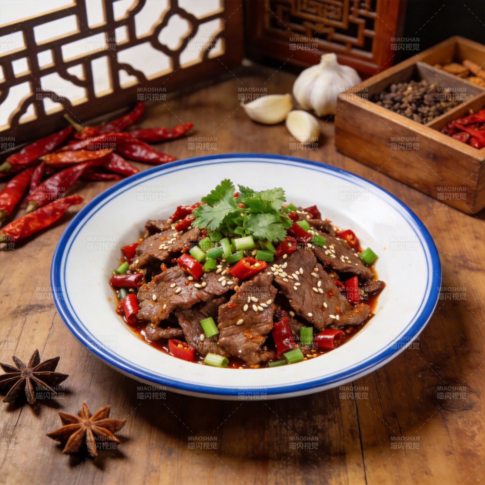 麻辣牛肉片图片