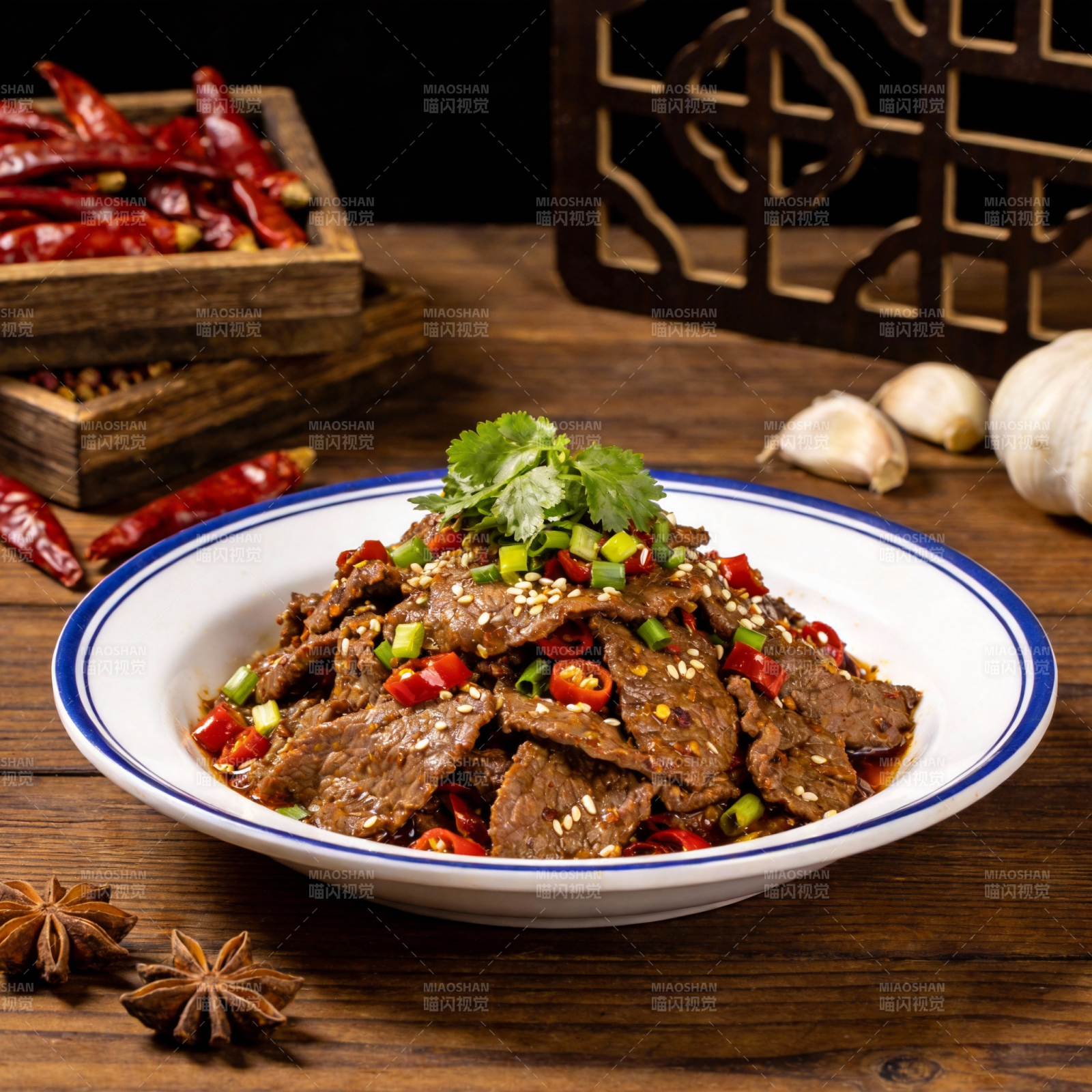 麻辣牛肉片图片