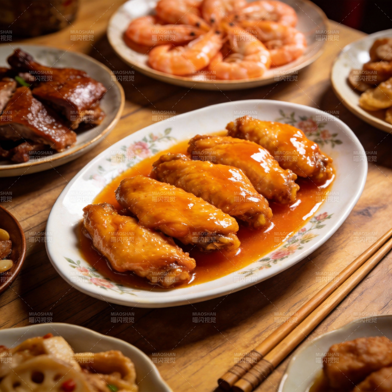 美味鸡翅盛宴图片