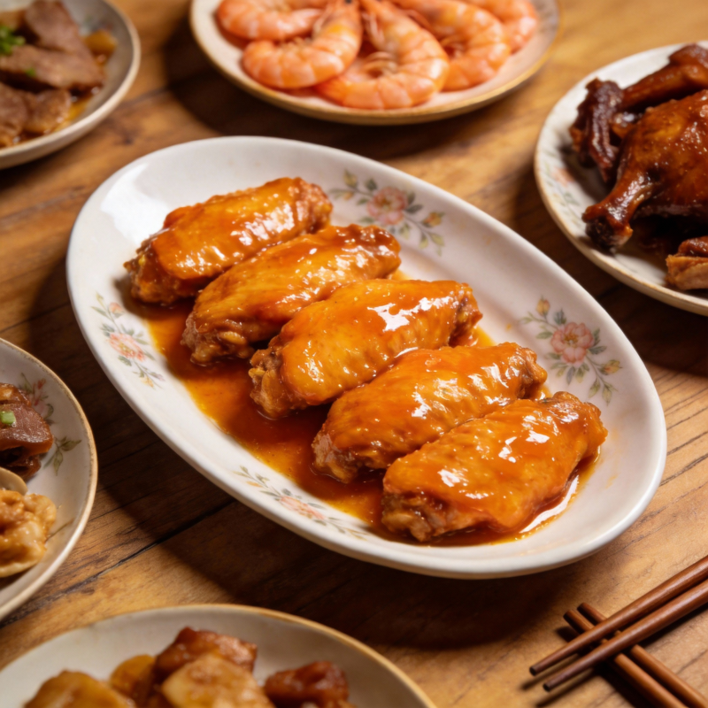 美味鸡翅拼盘图片